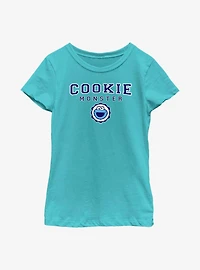 Sesame Street Cookie Monster Badge Youth Girls T-Shirt