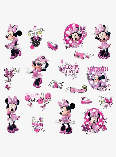 Minnie Fashionista Peel And Stick Wall Decals