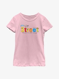 Sesame Street Making The Streets Youth Girls T-Shirt