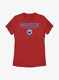 Sesame Street Cookie Monster Badge Womens T-Shirt