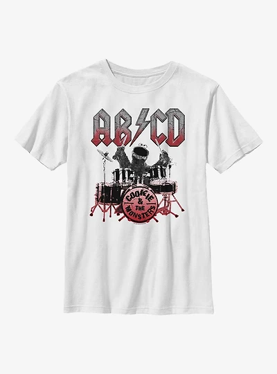 Sesame Street Cookie Monster Rock Drummer Youth T-Shirt
