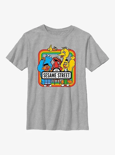 Sesame Street Rainbow Box Youth T-Shirt