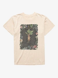 Harry Potter Mandrake Flowers Mineral Wash T-Shirt