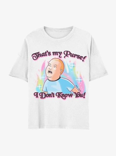 King Of The Hill Bobby Purse Boyfriend Fit Girls T-Shirt