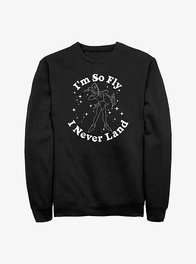 Disney Peter Pan So Fly I Never Land Sweatshirt