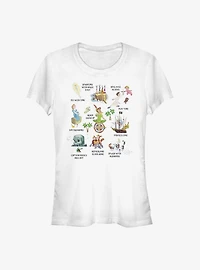 Disney Peter Pan Never Land To Do List Girls T-Shirt