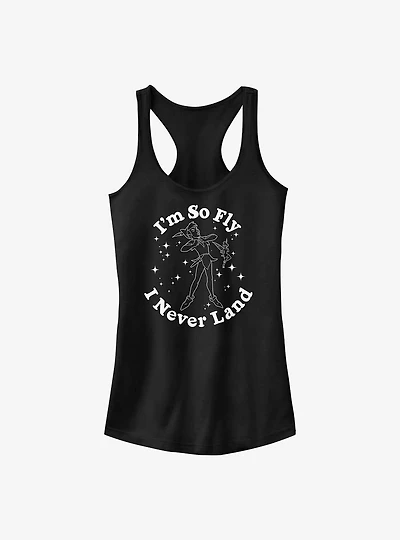 Disney Peter Pan So Fly I Never Land Girls Tank