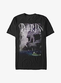 Disney Peter Pan Skull Rock Scenery Poster T-Shirt