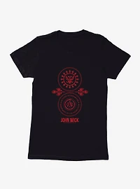 John Wick Department Of The Adjudicator Seal Womens T-Shirt