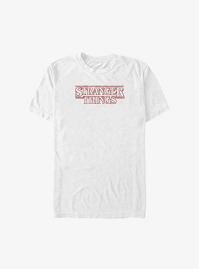 Stranger Things Distressed Logo Big & Tall T-Shirt