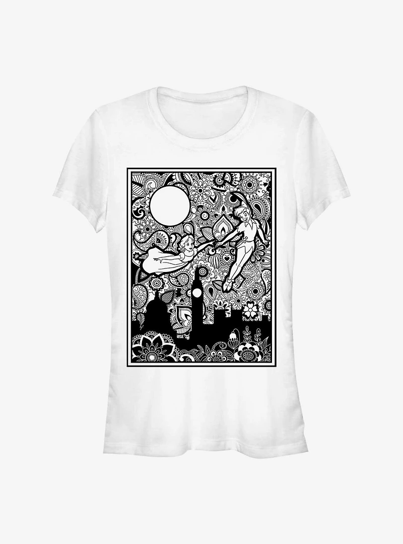 Disney Peter Pan & Wendy Stay Fly Poster Girls T-Shirt