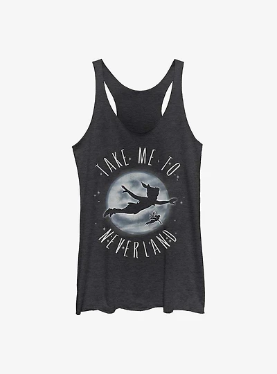 Disney Peter Pan Take Me To Never Land Girls Tank