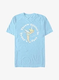 Disney Peter Pan Tinker Bell Throw Glitter Today's Face T-Shirt