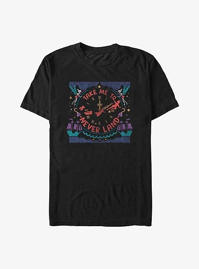 Disney Peter Pan Time To Take Me Never Land T-Shirt