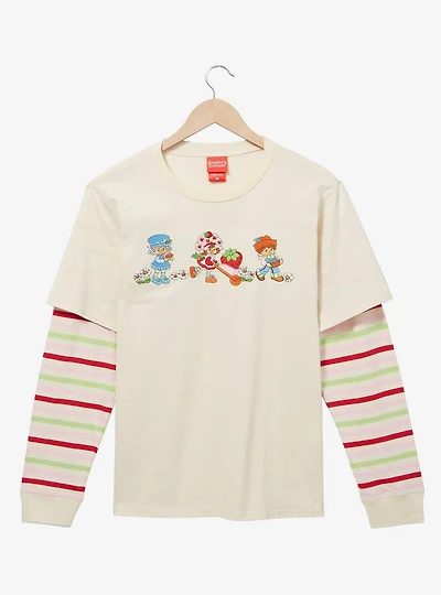 Strawberry Shortcake Characters Layered Long Sleeve T-Shirt - BoxLunch Exclusive
