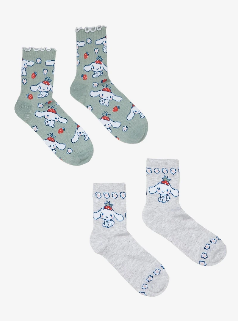 Sanrio Cinnamoroll Strawberry Crew Sock Set