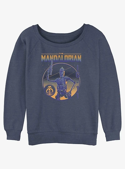Star Wars The Mandalorian IG-11 Statue Womens Slouchy Sweatshirt