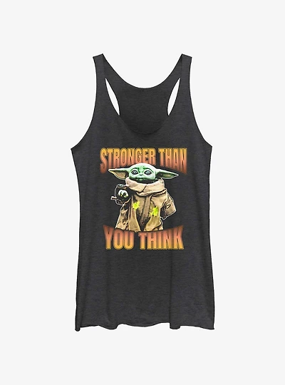 Star Wars The Mandalorian Grogu Stronger Than You Think Girls Tank