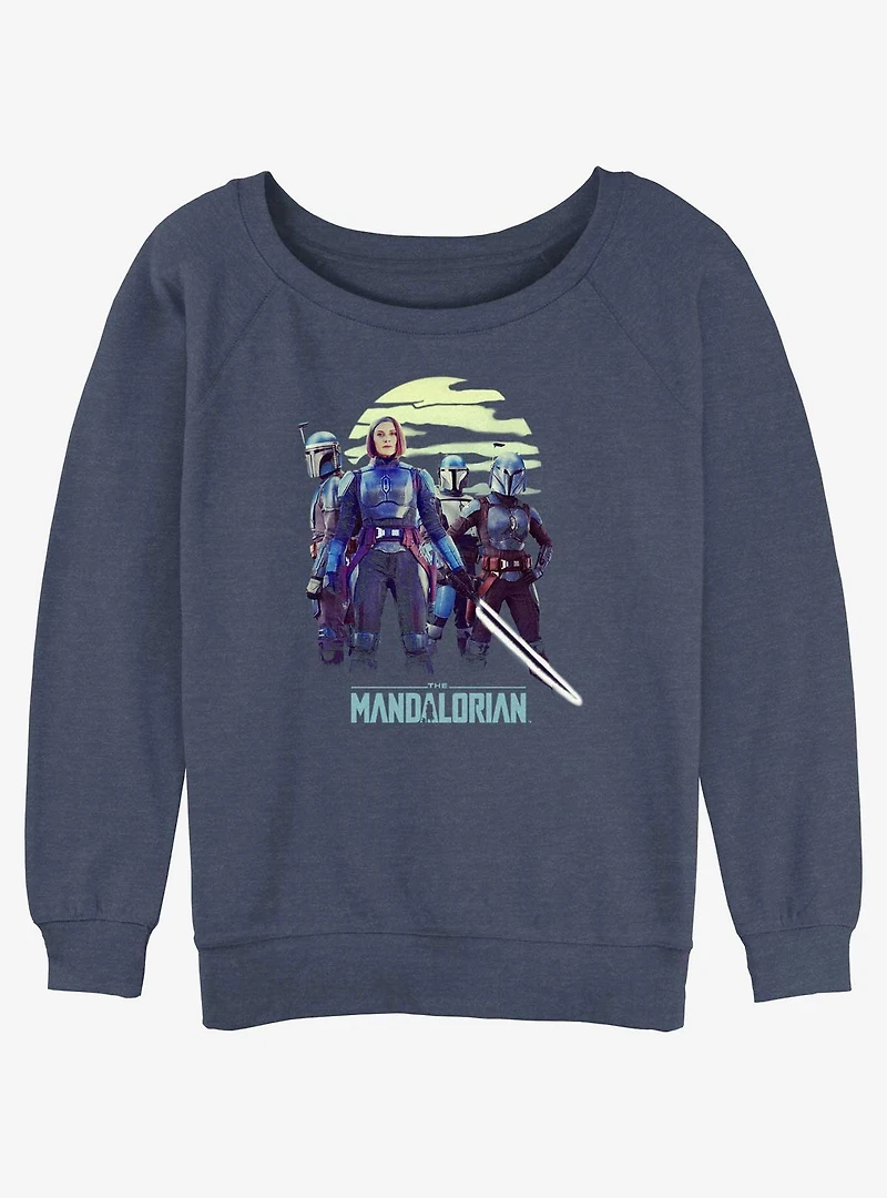 Star Wars The Mandalorian Bo-Katan Reigns Again Slouchy Sweatshirt Hot Topic Web Exclusive