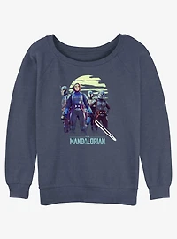 Star Wars The Mandalorian Bo-Katan Reigns Again Slouchy Sweatshirt Hot Topic Web Exclusive