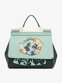 Loungefly Disney Alice in Wonderland Floral Silhouette Portrait Handbag - BoxLunch Exclusive