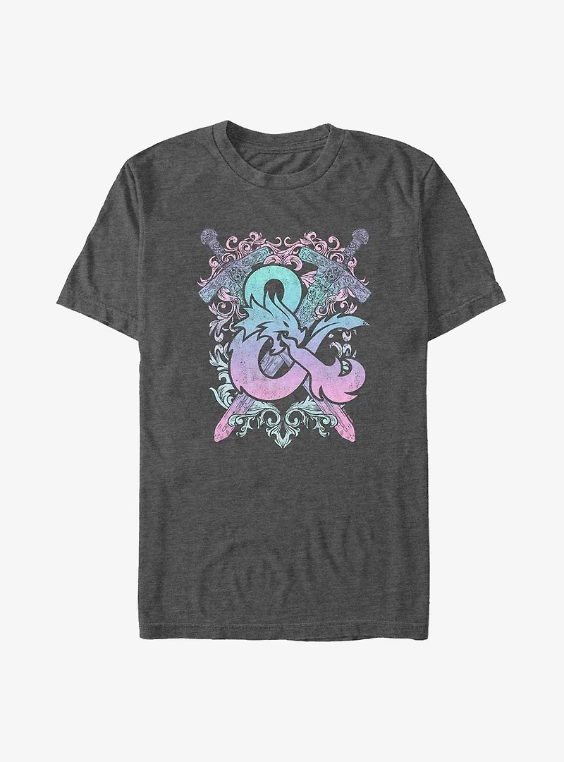 Dungeons & Dragons Pastel Logo Big & Tall T-Shirt