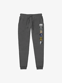 Star Wars The Mandalorian Helmets & Grogu Jogger Sweatpants