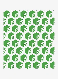 Minecraft Creeper Face Peel & Stick Wallpaper