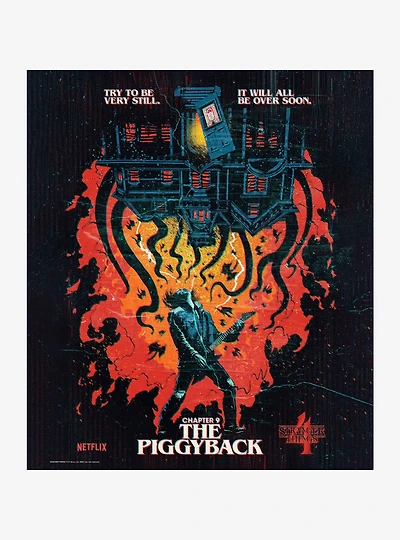 Stranger Things X Butcher Billy The Piggyback Tapestry