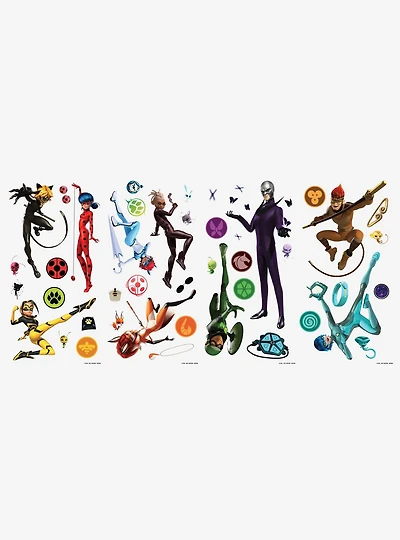 Miraculous: Tales Of Ladybug And Cat Noir Peel & Stick Wall Decals