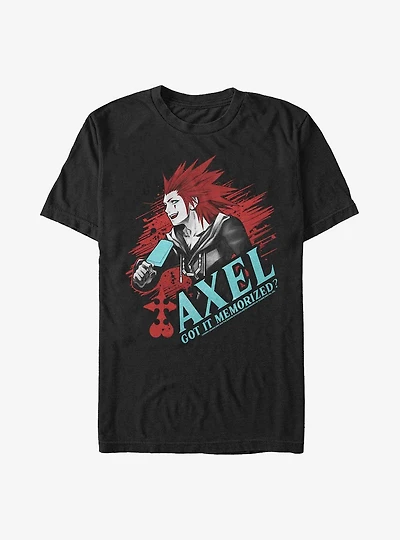 Kingdom Hearts Axel Memorize The Name Extra Soft T-Shirt
