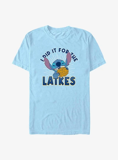 Disney Lilo & Stitch Did It For Latkes Extra Soft T-Shirt