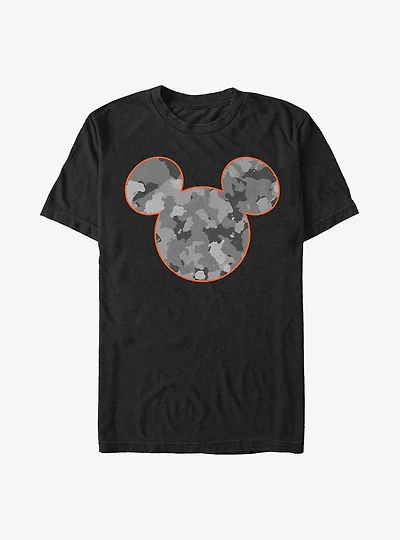 Disney Mickey Mouse Camo Ears Extra Soft T-Shirt
