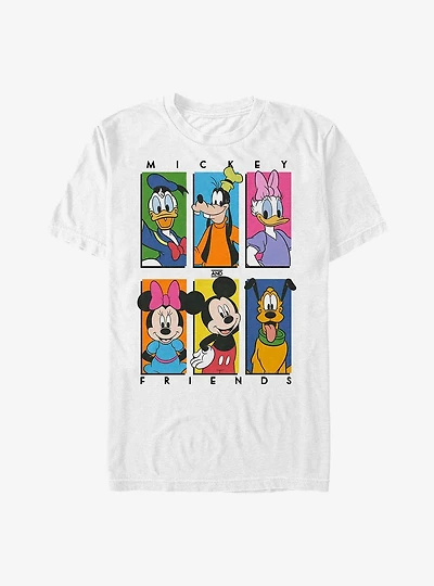 Disney Mickey Mouse & Friends Character Banners Extra Soft T-Shirt