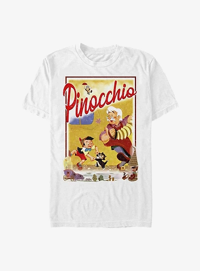 Disney Pinocchio Storybook Poster Extra Soft T-Shirt