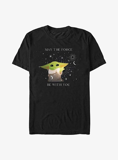 Star Wars The Mandalorian Grogu Celestial Force Extra Soft T-Shirt