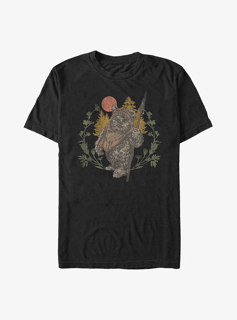 Star Wars Ewok Sunset Extra Soft T-Shirt
