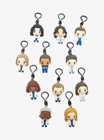 Grey's Anatomy Characters Blind Bag Figural Bag Clip