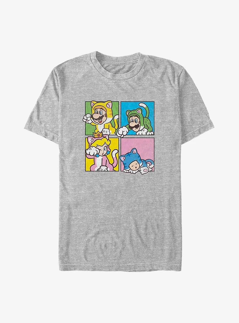 Mario Cat Suits Big & Tall T-Shirt