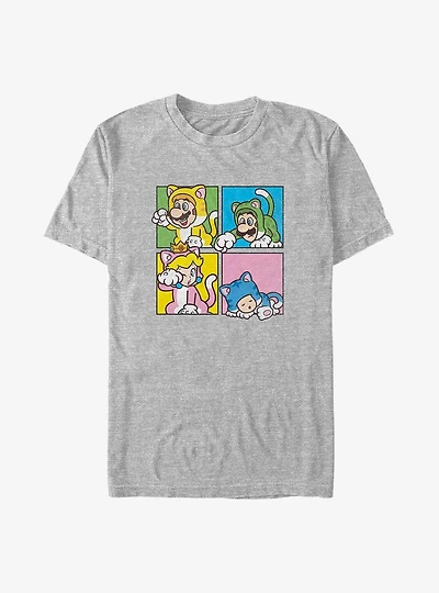 Mario Cat Suits Big & Tall T-Shirt