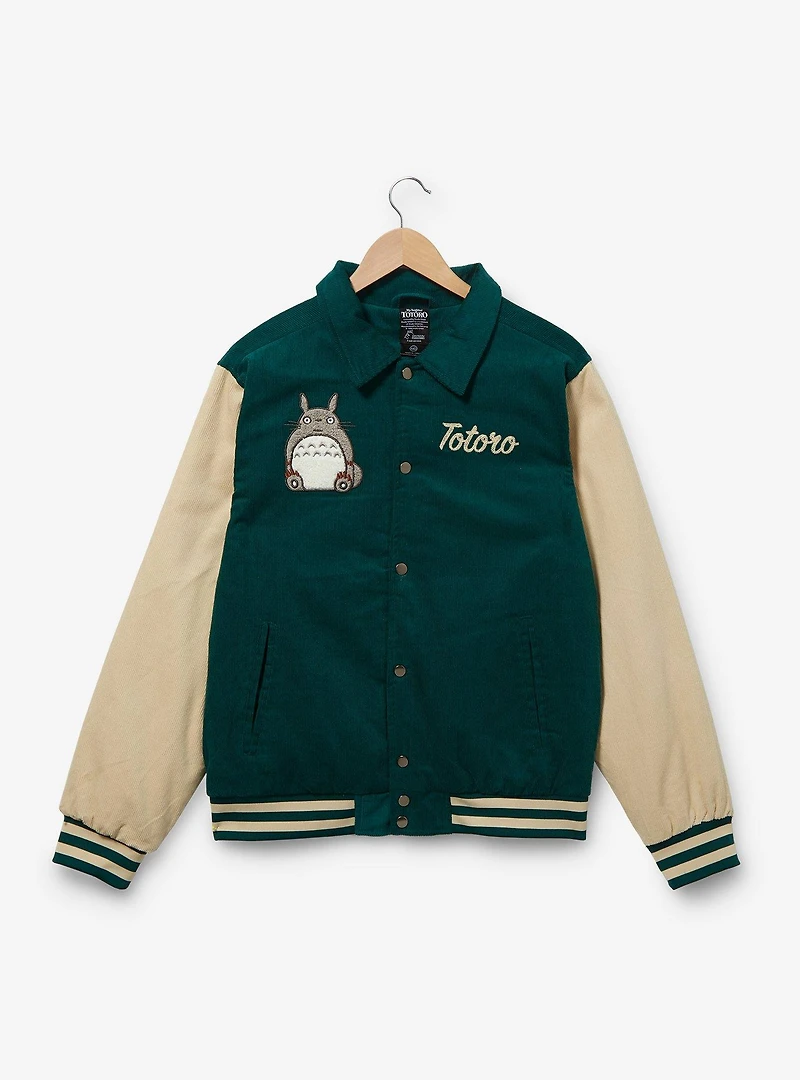Studio Ghibli My Neighbor Totoro Corduroy Varsity Jacket - BoxLunch Exclusive