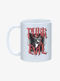 Purr Evil Cat Portrait Mug 11oz