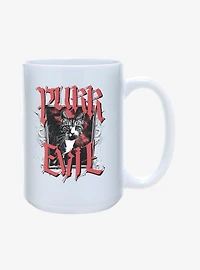 Purr Evil Cat Portrait Mug 15oz