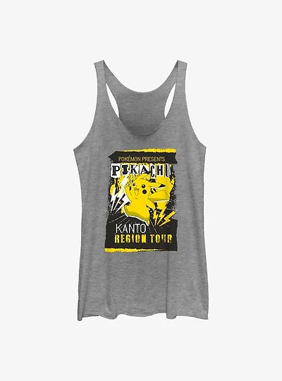 Pokemon Pikachu Kanto Region Tour Womens Tank Top