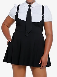 Cosmic Aura Academic Twofer Mini Dress Plus Size