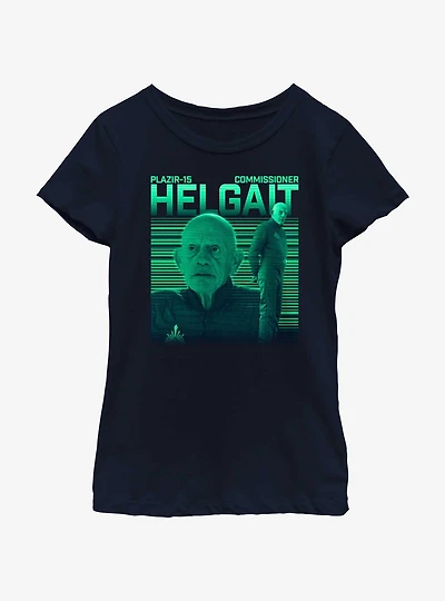 Star Wars The Mandalorian Commissioner Helgait Youth Girls T-Shirt