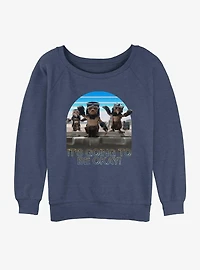 Star Wars The Mandalorian Anzellans Say It's Going To Be Okay Womens Slouchy Sweatshirt