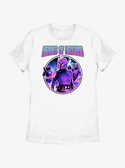 Star Wars The Mandalorian Heroes of Nevarro Womens T-Shirt