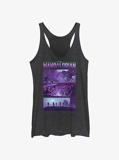 Star Wars the Mandalorian Rescue of Foundling Womens Tank Top