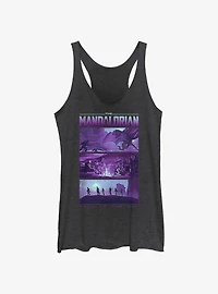 Star Wars the Mandalorian Rescue of Foundling Womens Tank Top